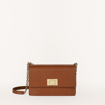 Women's Furla 1927 Crossbody Bags Brown | 8126-MJQGW