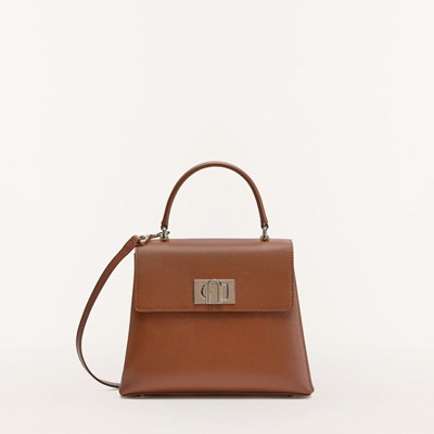 Women's Furla 1927 Handbags Brown | 8023-ZBTPA