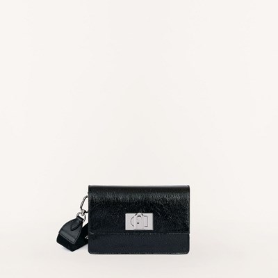 Women's Furla 1927 Soft Crossbody Bags Black | 3750-DICEF