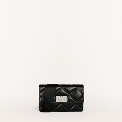 Women's Furla 1927 Soft Mini Bags Black | 6973-WSZQC