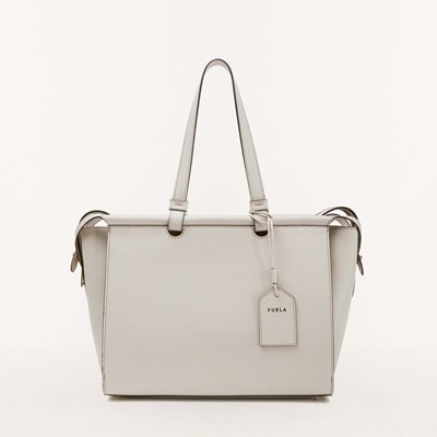 Women's Furla Archive Series 01 Handbags Beige | 3596-IVQER