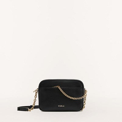 Women's Furla Aster Crossbody Bags Black | 2756-VYTXR