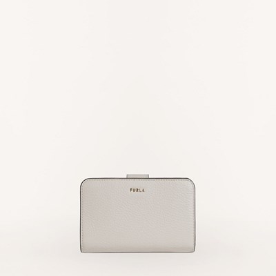 Women's Furla Babylon Bifold Wallets Beige | 4137-XYANJ