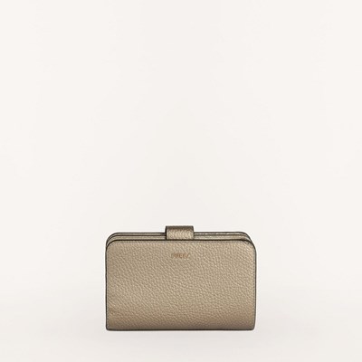 Women's Furla Babylon Bifold Wallets Grey Brown | 8326-YOVMN