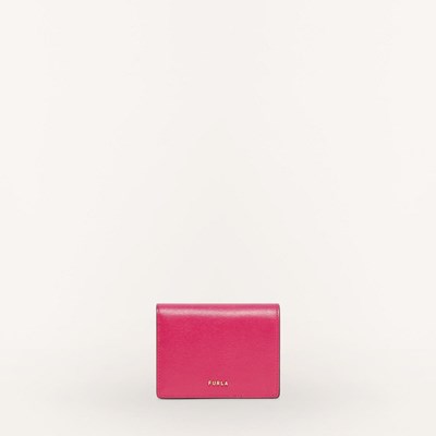 Women's Furla Babylon Bifold Wallets Red Pink | 6970-EHNXA