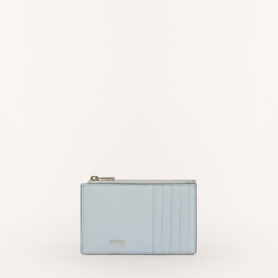 Women's Furla Babylon Card Holders Blue | 4820-KFEIA