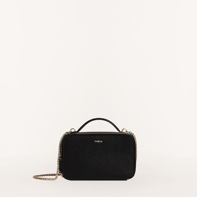 Women's Furla Babylon Mini Bags Black | 8259-LDFVN