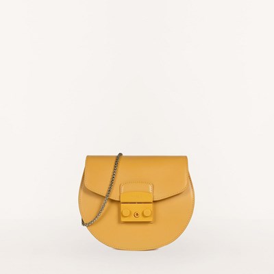 Women's Furla Metropolis Crossbody Bags Yellow | 0298-WUOGM