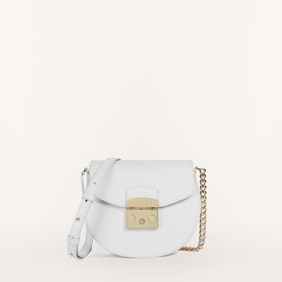 Women's Furla Metropolis Crossbody Bags Grey White | 3269-LOEJA