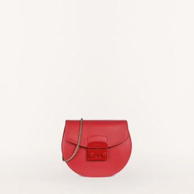 Women's Furla Metropolis Crossbody Bags Red | 4753-LKZDC