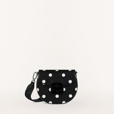 Women's Furla Metropolis Crossbody Bags Black | 4863-RIYHK