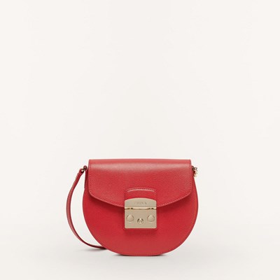 Women's Furla Metropolis Crossbody Bags Red | 6329-DNESM