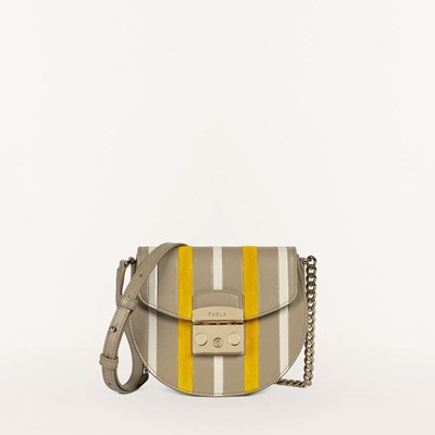 Women's Furla Metropolis Crossbody Bags Beige | 8793-OBKAH