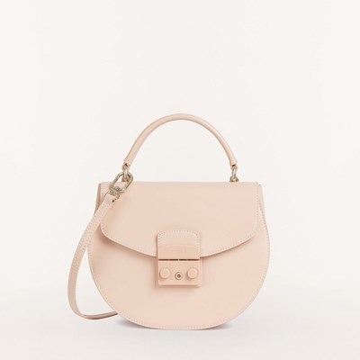 Women's Furla Metropolis Handbags Pink | 0784-VBIRH