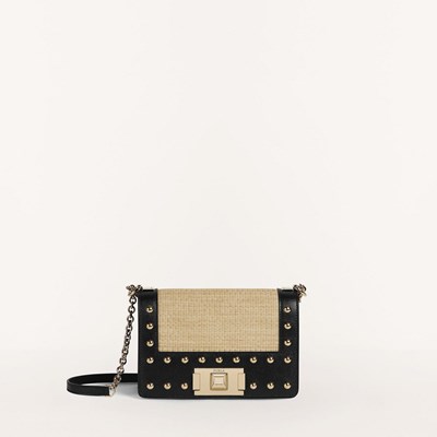 Women's Furla Mimi Crossbody Bags Black | 6487-RMDIB