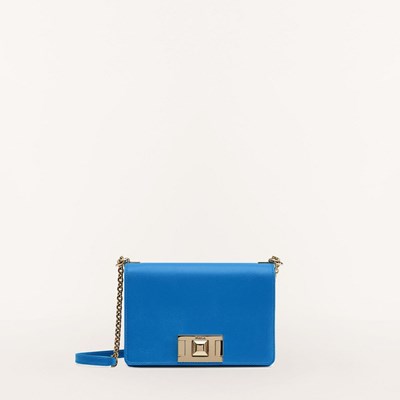 Women's Furla Mimi Crossbody Bags Blue | 5130-RVEWL