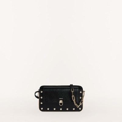 Women's Furla Miss Mimi Crossbody Bags Black | 7426-LIESK