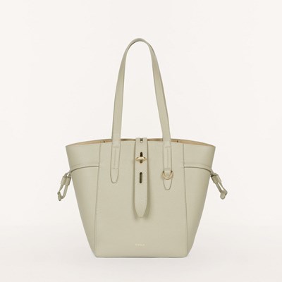 Women's Furla Net Handbags Beige | 2849-UIBFM