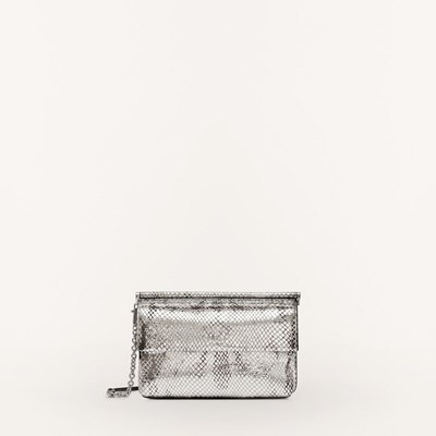 Women's Furla Ninfa Mini Bags Silver | 2931-ZGJPQ