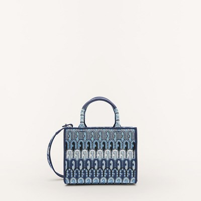 Women's Furla Opportunity Handbags Blue | 0759-TPZIH