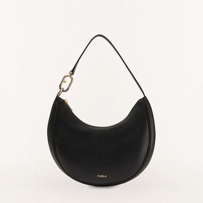 Women's Furla Primavera Shoulder Bags Black | 2781-XOSTQ