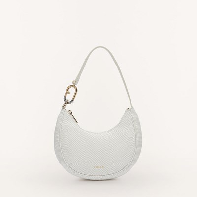 Women's Furla Primavera Shoulder Bags White | 9523-KMUZA