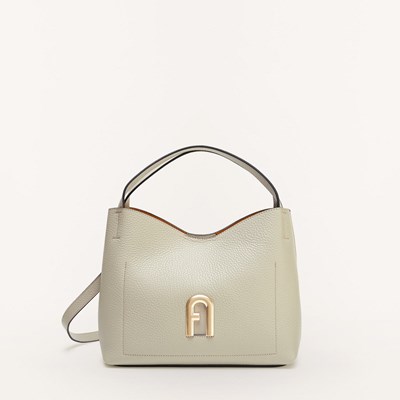 Women's Furla Primula Handbags Beige | 7516-TWNVJ