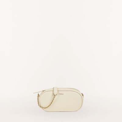 Women's Furla Real Crossbody Bags Beige | 1783-BEAVQ