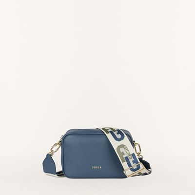 Women's Furla Real Crossbody Bags Blue | 2594-PMSUL