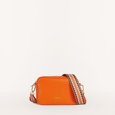 Women's Furla Real Crossbody Bags Orange | 7341-CRABX