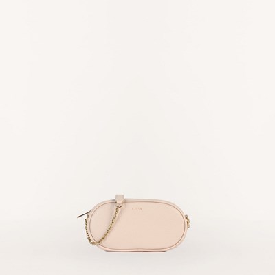 Women's Furla Real Crossbody Bags Pink | 5029-ZDKBC