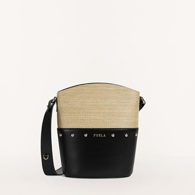 Women's Furla Share Crossbody Bags Black | 3051-YLOCD