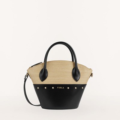 Women's Furla Share Handbags Black | 8214-IBRYG