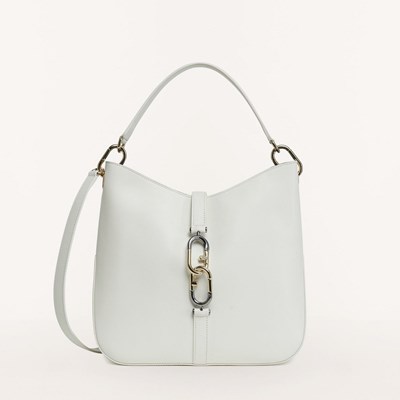 Women's Furla Sirena Crossbody Bags White | 9120-JYVTP