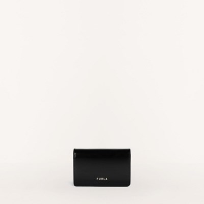 Women's Furla Splendida Card Holders Black | 0259-SUBYE