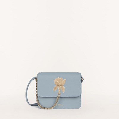 Women's Furla Tuberosa Crossbody Bags Blue | 8469-NDXPW