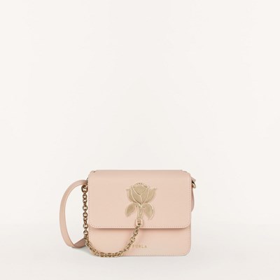 Women's Furla Tuberosa Crossbody Bags Pink | 2308-DFPQX