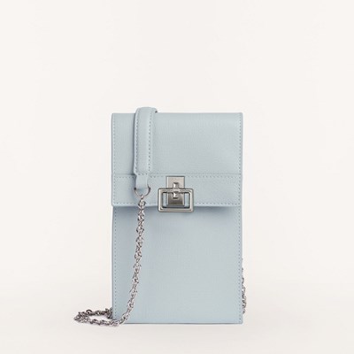 Women's Furla Villa Mini Bags Blue | 4750-FHNXP