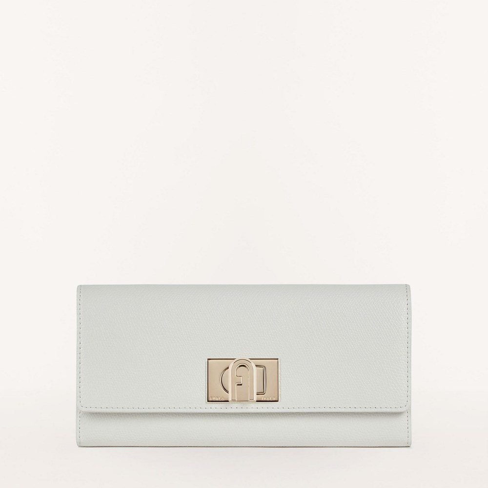 Women\'s Furla 1927 Bifold Wallets White | 5802-MUVBD