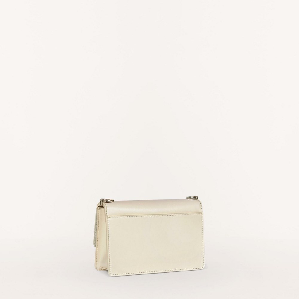 Women's Furla 1927 Crossbody Bags Beige | 5248-ZTRBU