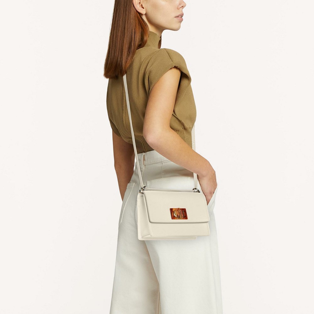 Women's Furla 1927 Crossbody Bags Beige | 5248-ZTRBU