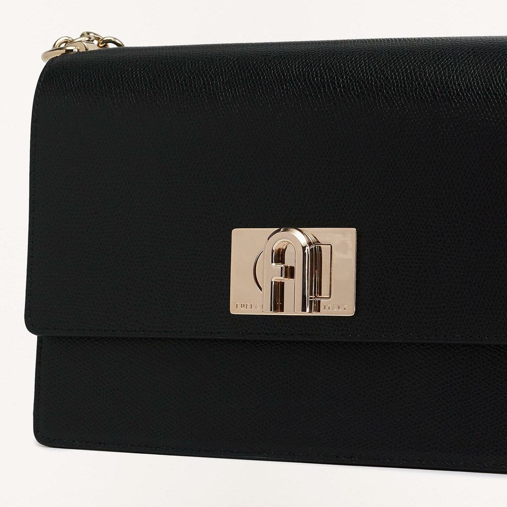 Women's Furla 1927 Crossbody Bags Black | 9126-WFIKC