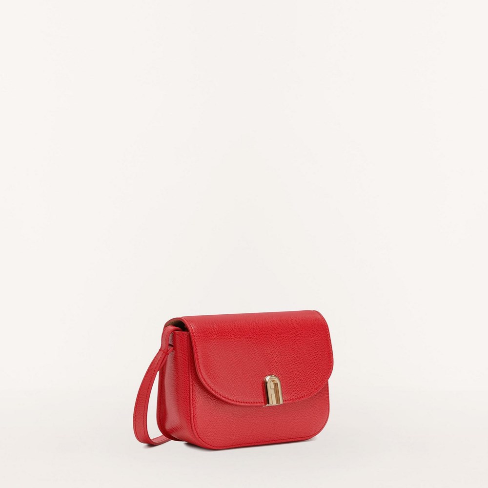 Women's Furla 1927 Crossbody Bags Red | 5710-FLMGN