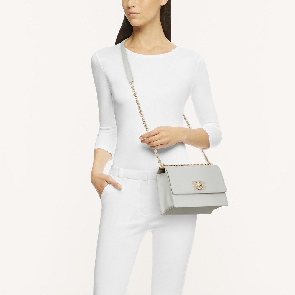 Women's Furla 1927 Crossbody Bags White | 5936-JEWUS