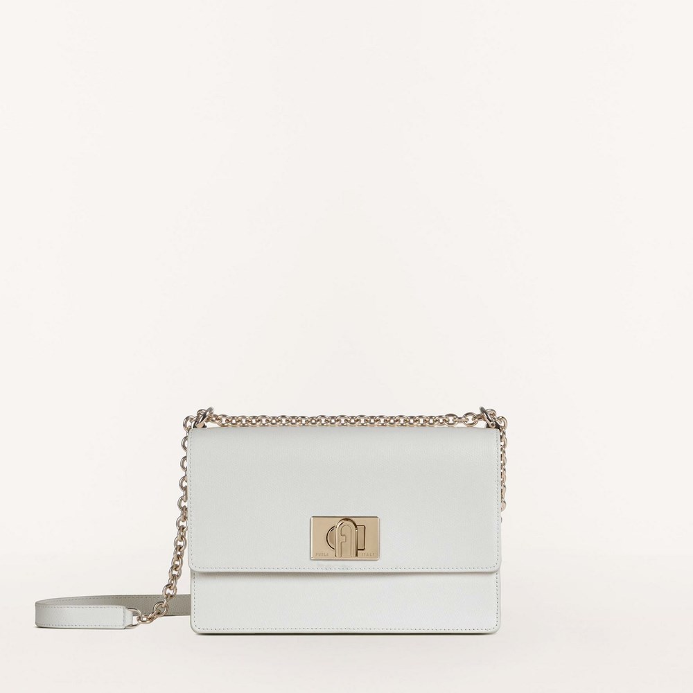 Women\'s Furla 1927 Crossbody Bags White | 5936-JEWUS