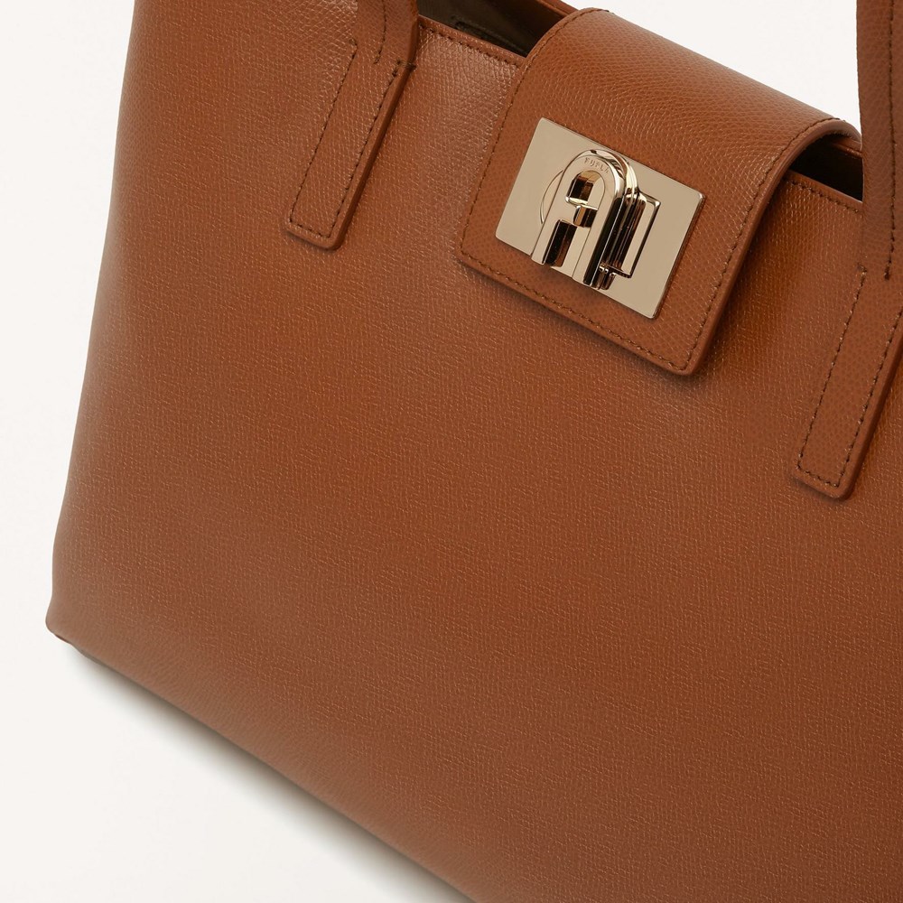 Women's Furla 1927 Handbags Brown | 1630-FXPTA