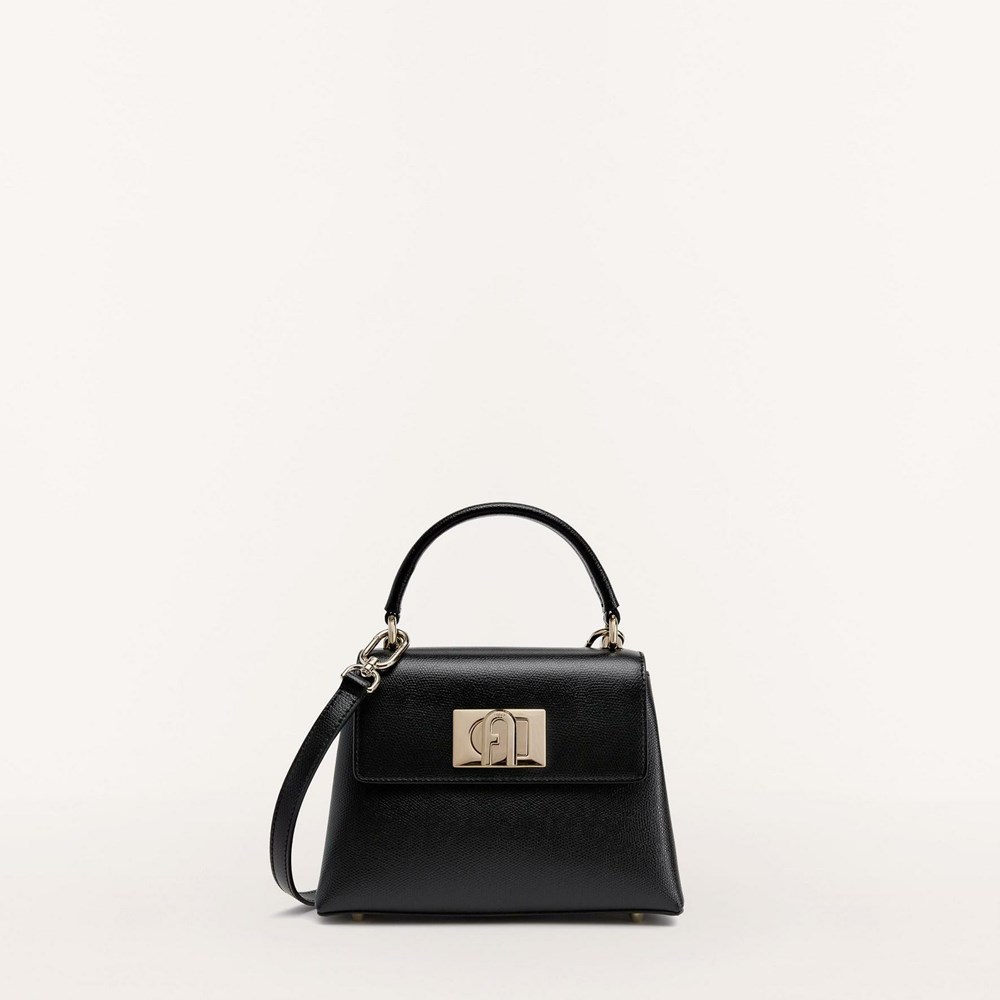 Women\'s Furla 1927 Mini Bags Black | 1438-XTZDE