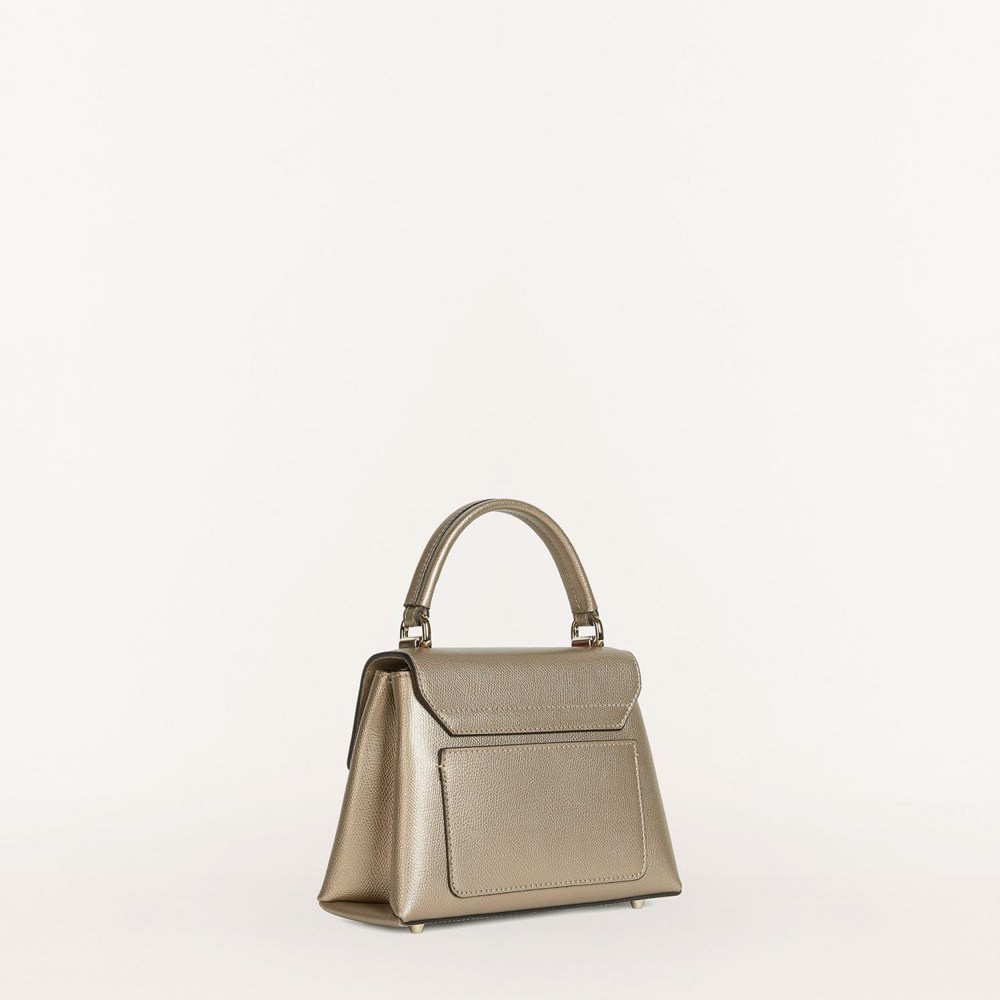 Women's Furla 1927 Mini Bags Grey Brown | 2307-YLKIQ