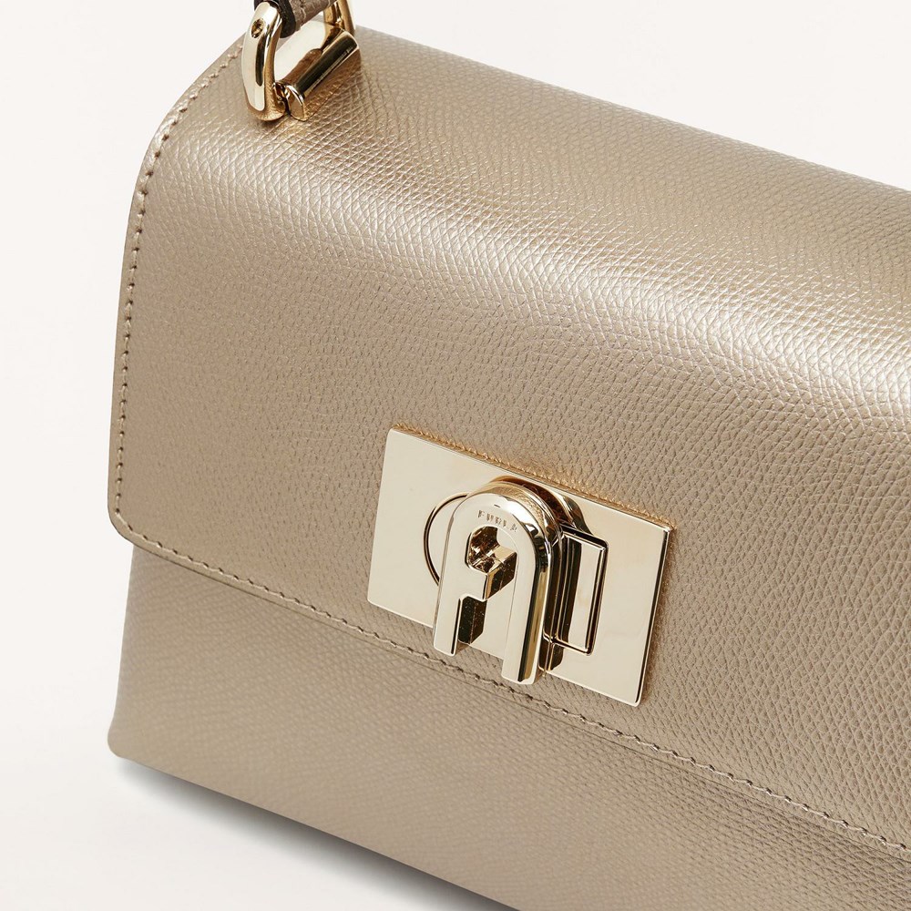 Women's Furla 1927 Mini Bags Grey Brown | 2307-YLKIQ