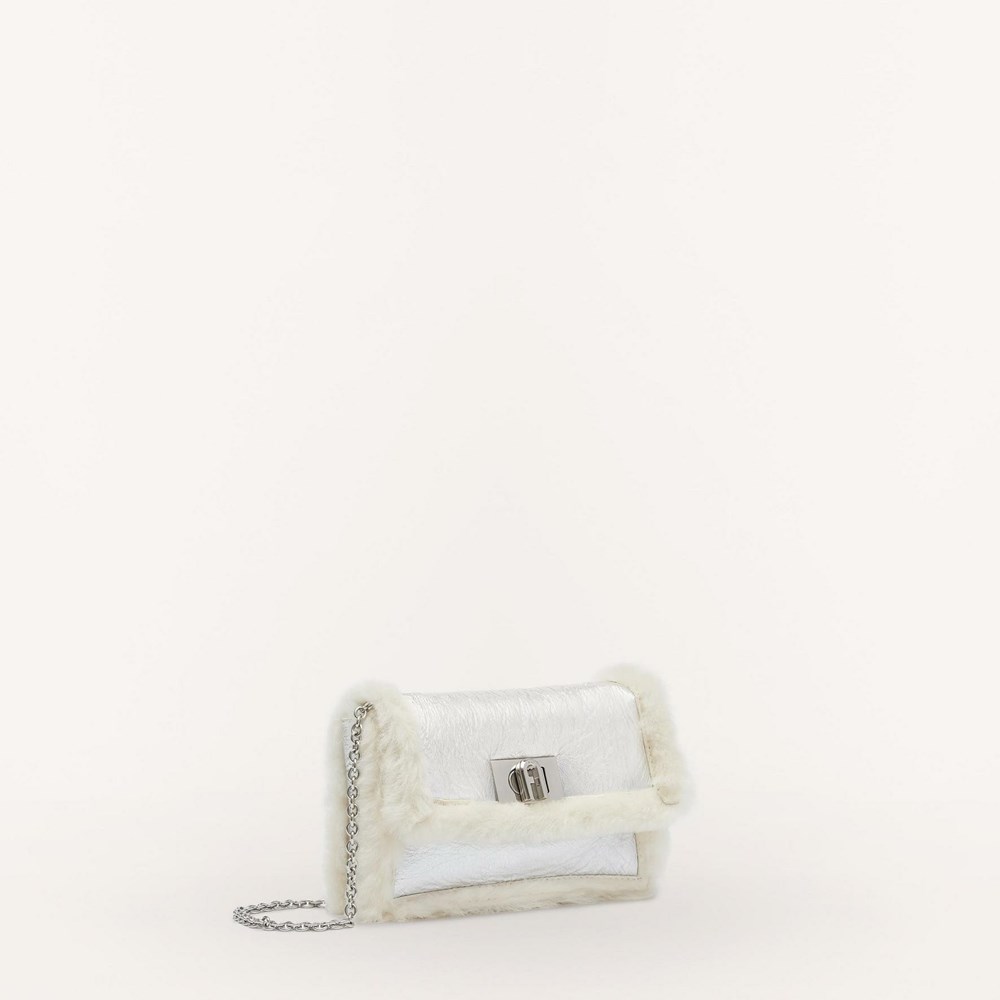 Women's Furla 1927 Mini Bags Silver | 3094-KEFAV